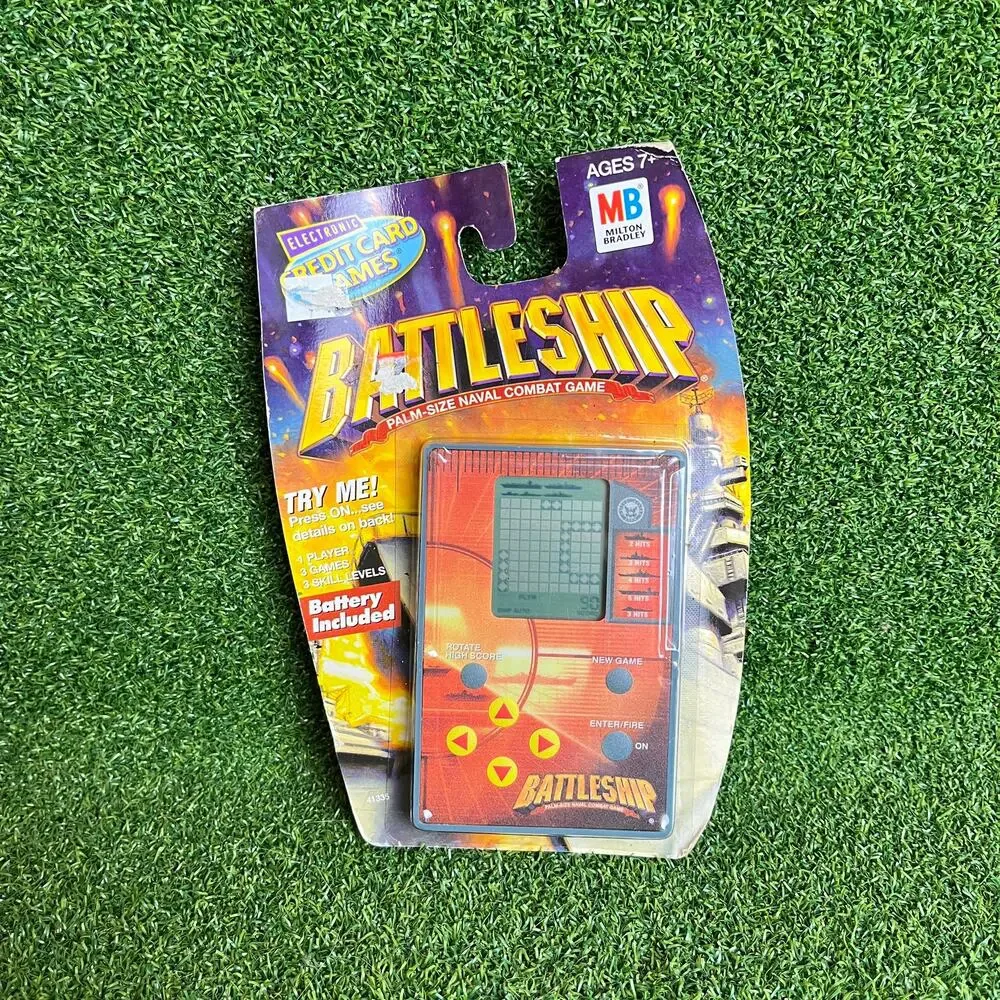 Battleship Palm Size Naval Combat Game Electronic Hand Held